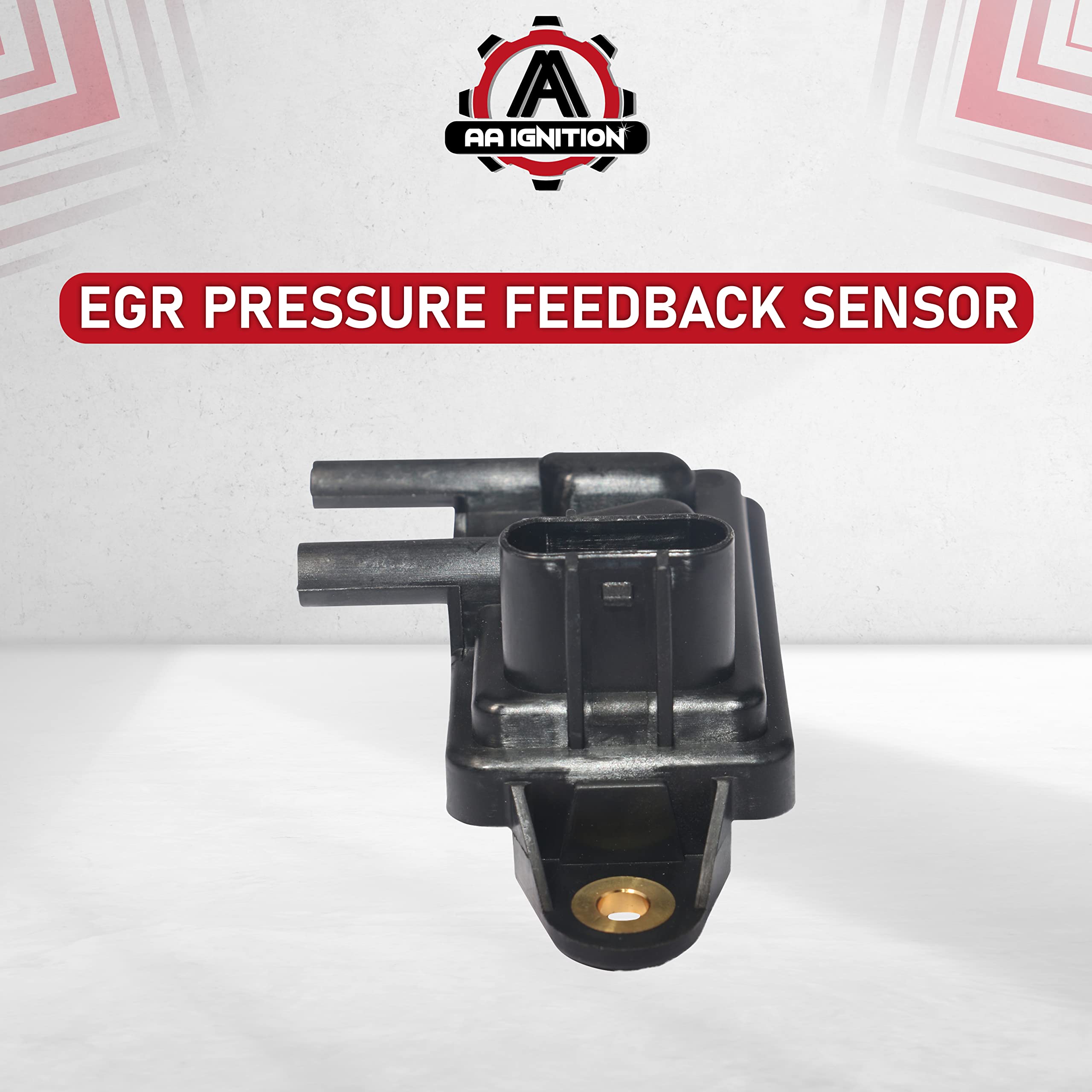 EGR - Exhaust Gas Recirculation Pressure Feedback Sensor - Replaces DPFE15, F77Z9J460AB, F77Z9J460AB, VP8T - Compatible with Ford, Lincoln, Mercury Vehicles - Expedition, Escape, Focus, F-150