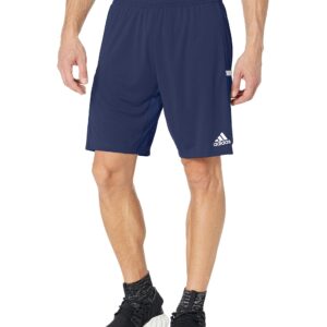 adidas Male Team 19 Knitted Shorts , Team Navy Blue/White , XL