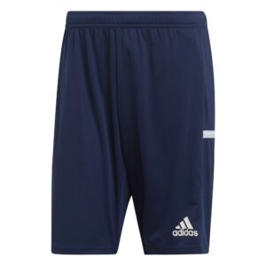 adidas Male Team 19 Knitted Shorts , Team Navy Blue/White , XL