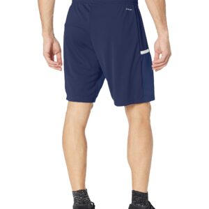 adidas Male Team 19 Knitted Shorts , Team Navy Blue/White , XL