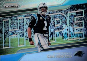 2018 panini prizm hype prizm #4 cam newton carolina panthers nfl football trading card