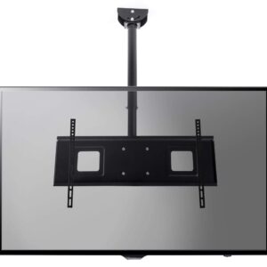 Displays2go Adjustable Ceiling TV Mount for 35 to 65 Inch Screens – Black (LTCEIL64)