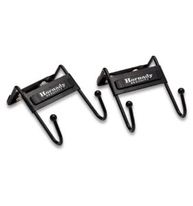 hornady magnetic safe hooks 95911, 2 pack - two-pronged hook with non-scratch coating and heavy duty magnets rated for 35 pounds securely organize your gear, gun case, binoculars, range bags, & more