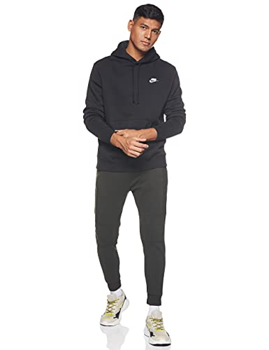 Nike Pull Over Hoodie, Black/Black/White, 2X-Large-T