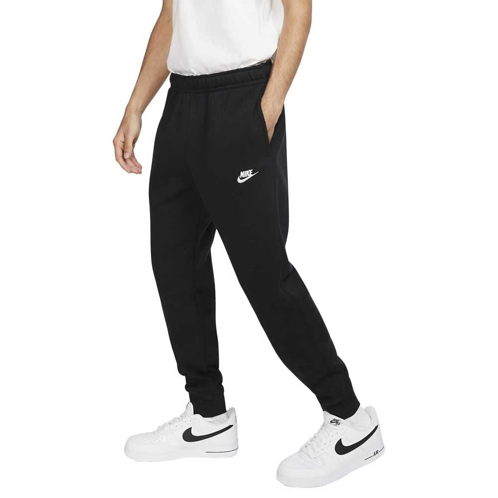 Nike Men's NSW Club Jogger, Black/Black/White, Medium