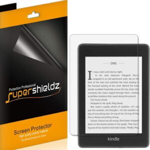 (3 Pack) Supershieldz Designed for Kindle Paperwhite (10th Generation 2018 release) Polyethylene Terephthalate Screen Protector, Anti Glare and Anti Fingerprint (Matte) Shield