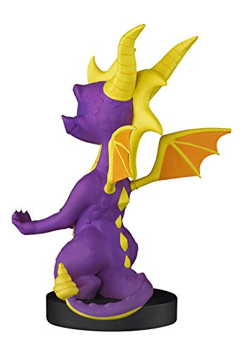 Exquisite Gaming: Spyro The Dragon - Original Mobile Phone & Gaming Controller Holder, Device Stand, Cable Guys, Licensed Figure