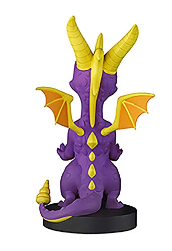 Exquisite Gaming: Spyro The Dragon - Original Mobile Phone & Gaming Controller Holder, Device Stand, Cable Guys, Licensed Figure