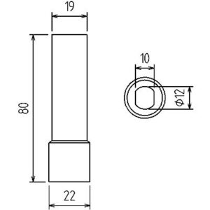 Compatible for 3PC 1/2 Triangular Multi-Toothed Socket and Tool Nuts for Bosch Fuse Board Injection Pump Diesel