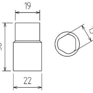 Compatible for 3PC 1/2 Triangular Multi-Toothed Socket and Tool Nuts for Bosch Fuse Board Injection Pump Diesel