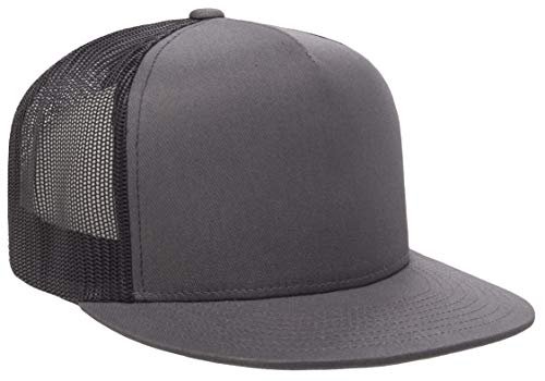 Yupoong Men's one_Size Trucker Cap, Black, Alpha