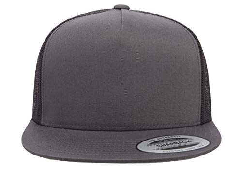 Yupoong Men's one_Size Trucker Cap, Black, Alpha