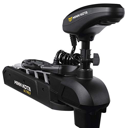 Minn Kota 1368860 Ultrex Freshwater Cable & Electric-steer Bow-Mount Motor with MEGA Down Imaging, Digital Maximizer & i-Pilot Link GPS, 80 lbs Thrust, 45" Shaft