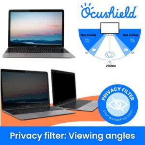 Ocushield for Macbook Air 13” - Anti Blue Light Screen Protector for Macbook Air 13” (2018-2020) Anti Glare - Privacy Filter - Designed by Optometrists - 100 Day Easy Returns (Models A1932, A2179)