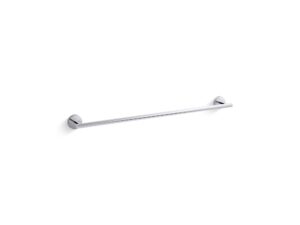 kohler 27287-cp elate bathroom towel bar, 24", polished chrome