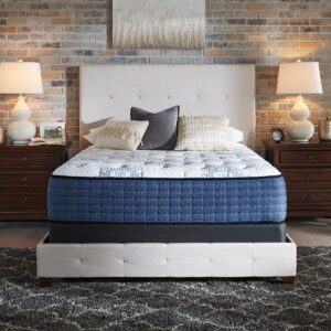 Signature Design by Ashley California King Size Mt Dana 13.5 Inch Firm Hybrid Mattress with Gel Memory Foam for Lumbar Support