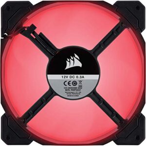 CORSAIR AF140 LED Low Noise Cooling Fan, Single Pack - Red,CO-9050086-WW