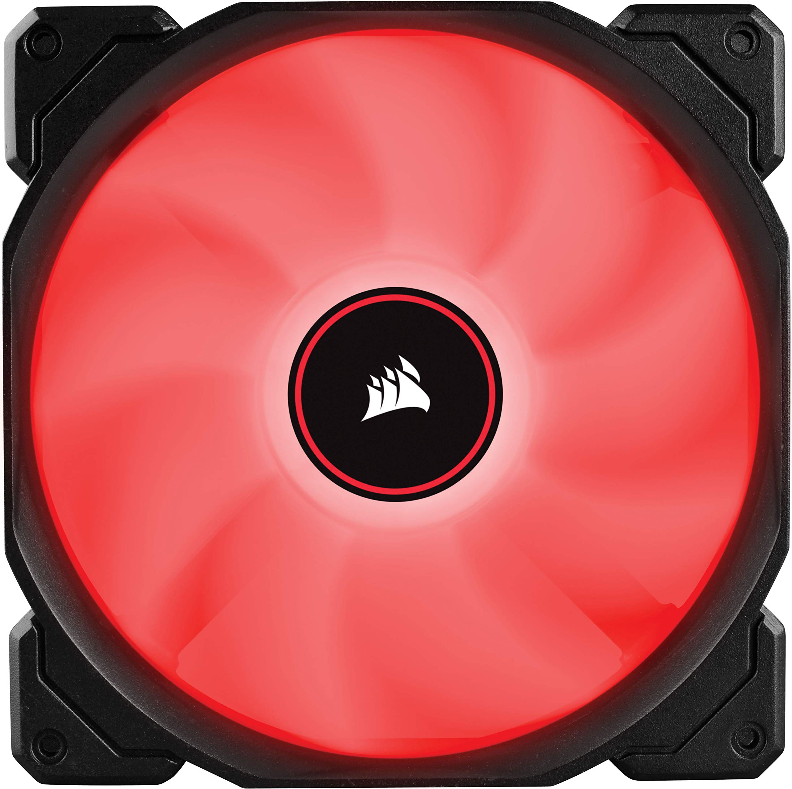 CORSAIR AF140 LED Low Noise Cooling Fan, Single Pack - Red,CO-9050086-WW