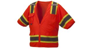 pyramex rvz3420x2 rvz34 series vest orange class 3 surveyor - size 2xl