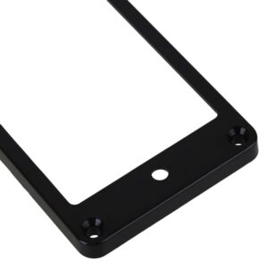 lovermusic Lovermusic Black ABS Electric Guitar Neck and Bridge Flat Humbucker Pickup Mounting Rings Frames Pack of 10