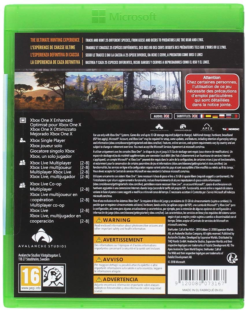 theHunter Call of the Wild - 2019 Edition (Xbox One) UK IMPORT