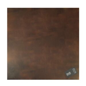 Hide & Drink, Leather Square (24 x 24 in.) 1.8mm Thick for Crafts, Tooling, Hobby Workshop, Bourbon Brown