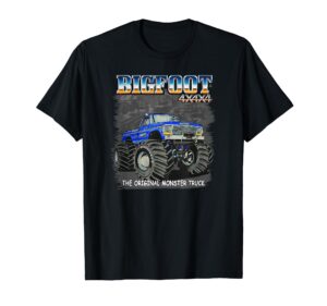 bigfoot #1 t-shirt with faded background images