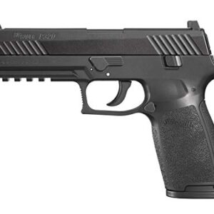 SIG Sauer P320 Airgun .177 Cal 30 Rd with CO2 12 Gram (15 Pack) and 500 Lead Pellets Bundle (Black)