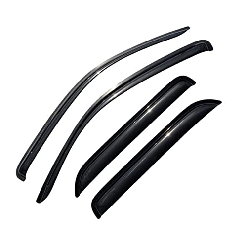 4pcs Side Window Deflector Window Visors Out-Channel Style for Ford Escape 01-12 for Mazda Tribute 08-11 for Mercury Mariner 05-11 Sun Rain Guard