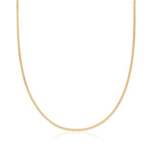 Ross-Simons 1.5mm 14kt Yellow Gold Gourmette-Link Necklace. 20 inches