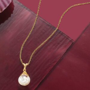 Ross-Simons Floating Opal Pendant Necklace in 14kt Yellow Gold. 20 inches