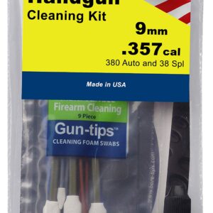 SWAB-ITS 9mm/.357cal/38spl/380auto Handgun Firearm Cleaning Kit 357 Caliber - Made in The USA