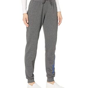 Champion Women's Powerblend Joggers, Script Logo, Granite Heather-Y07459, X-Small