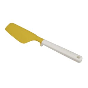 joseph joseph elevate egg spatula with integrated tool rest, one-size, white/yellow