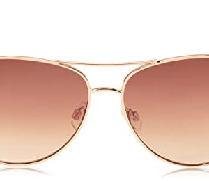 Jessica Simpson Women's J5702 Elegant Metal Aviator Pilot Sunglasses with UV400 Protection- Glamorous Lightweight Sunglasses for Women, 61mm