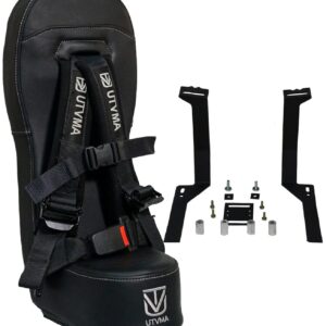 UTVMA Maverick X3/X3 MAX Bump Seat with 4-point Harness | Center Seat | Middle Seat | Kid Seat | Hump Seat