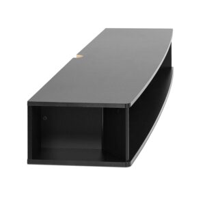 Prepac 70" Wide Wall Mounted TV Stand, 70 inch, Black