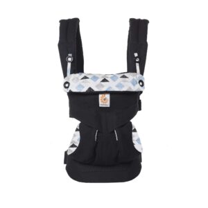 Ergobaby 360 All-Position Baby Carrier with Lumbar Support (12-45 Pounds), Triple Triangle