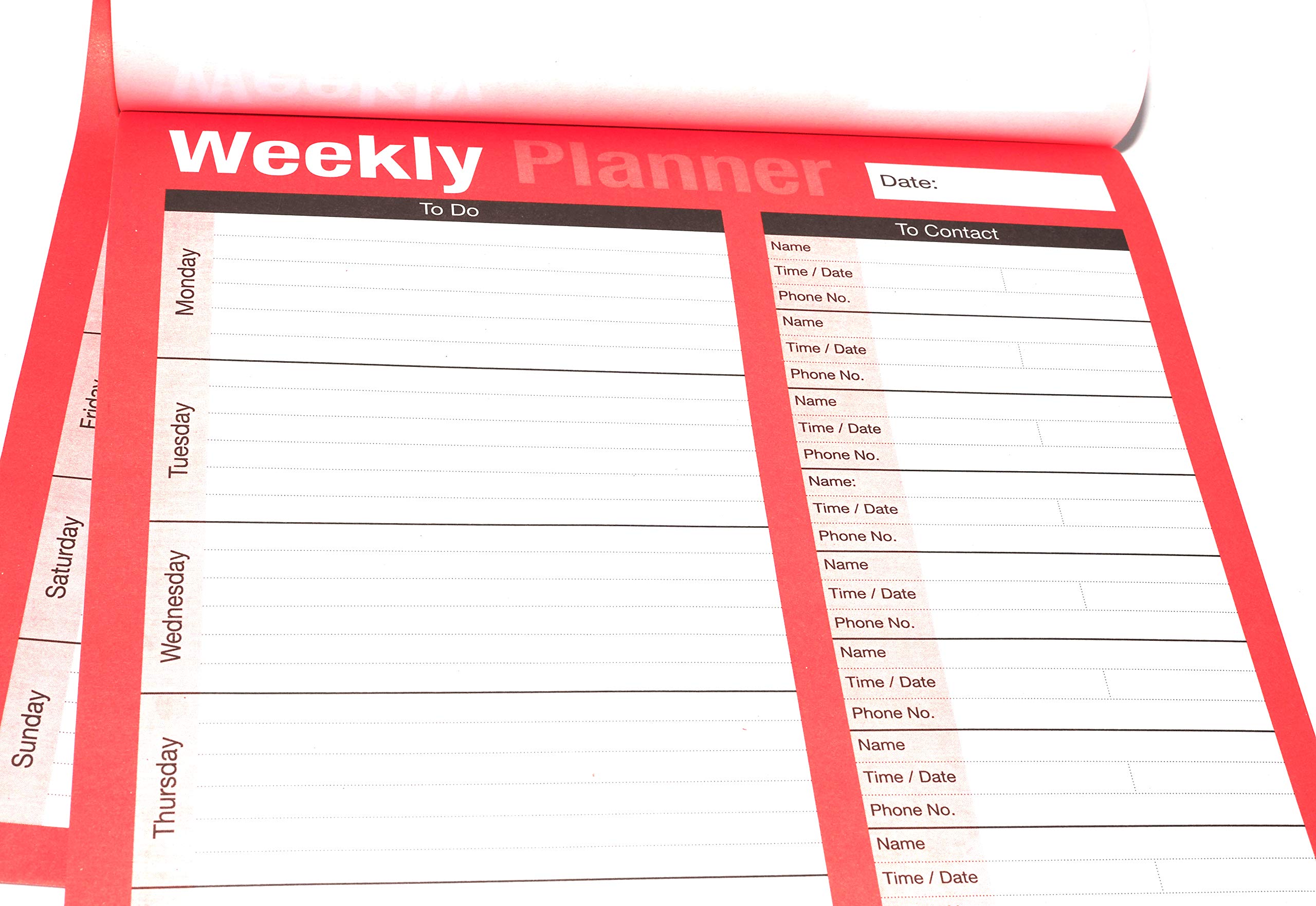 Weekly Desk Planner and Things to Do