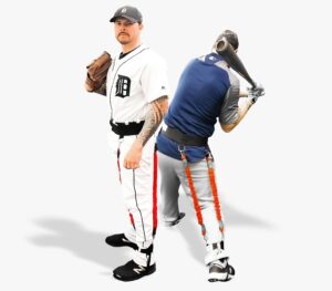 vpx baseball training harness, adds 4-7mph power and velocity, improves swing, batting, and pitching mechanics, hitters and pitchers, all ages, includes harness, videos, drills, and programming.