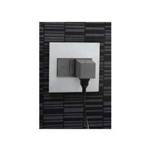 Legrand adorne 2-Gang Pop-Out Outlet in Magnesium with Matching Wall Plate, ARPTR152GM2WP