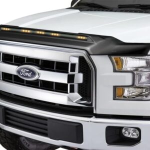 Auto Ventshade [AVS] Aeroskin Lightshield Hood Protector | Fits 2015 - 2020 Ford F-150 (Excludes Raptor) - Black | 753096