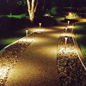 LEMENG G4 LED Bulb 3.5W 2700K Warm White bi-pin T3 JC Type 12VAC/DC 20-35W Halogen Equivalent Non-dimmable for Outdoor Landscape Lighting Deck Stair Step Path Lights, Pack of 6