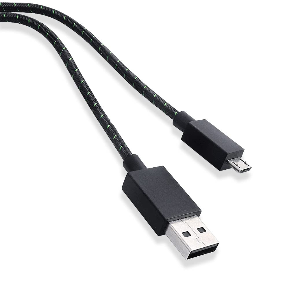 2.7M 9FT Long Elite Controller Braided Original Micro USB Charging Cable Replacement for Microsoft Xbox One Controller Charging Cord