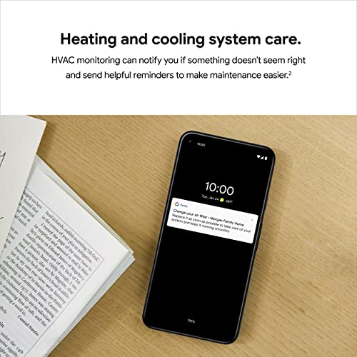 Google Nest Learning Thermostat - Smart & Programmable for Home - 3rd Generation - Works with Alexa - Mirror Black