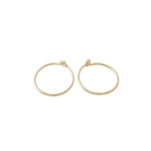 HONEYCAT Small Everyday Hoops in Gold, Rose Gold, or Silver | Minimalist, Delicate Jewelry (Small/Gold)