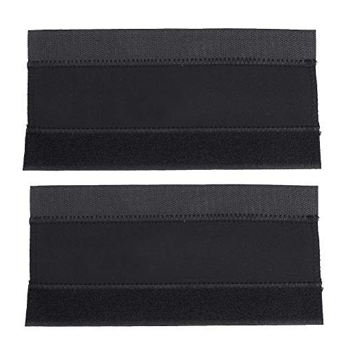 Vbestlife Neoprene Chainstay Protector, 2Pcs Cycling ycle Bike Frame Chain Protector Sticker Guard Pad Bike Chain Protective Cover Wrap (Black) Bike Chain Guard Chainstay Guard