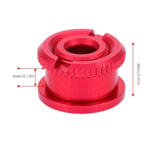 Crank Bolts Aluminum Alloy Crankset Single Chainring Bolts and Nuts for Outdoor Mountain Road (Red)