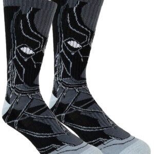 Marvel Mens Black Panther Athletic Socks 2 Pair Pack