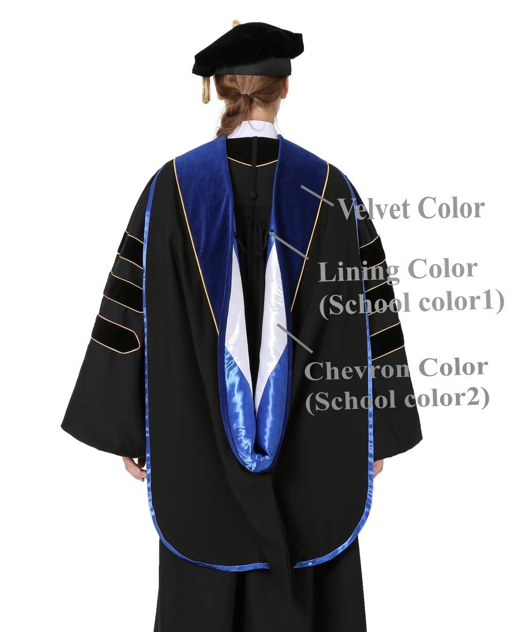 GraduationMall Custom Deluxe Graduation Doctoral Hood